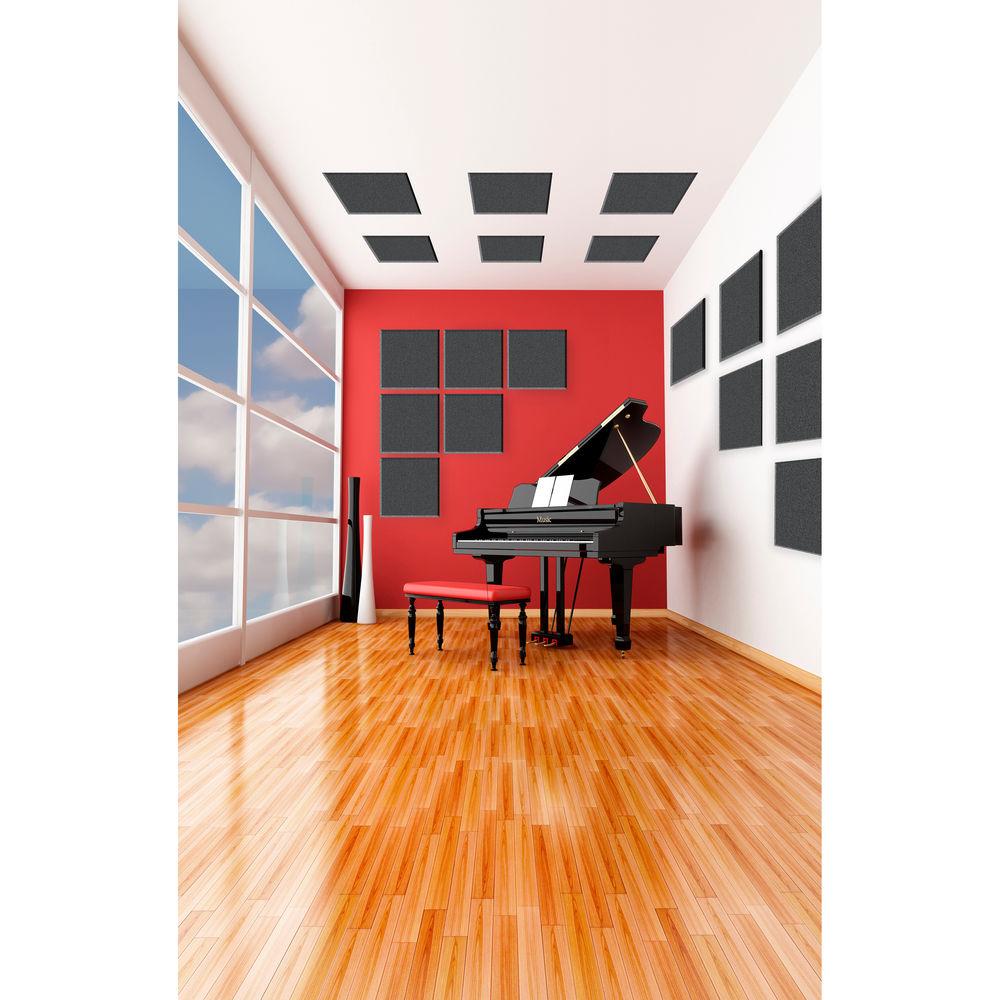 Auralex SonoLite 1" Panel 24 x 24", Pair, Black}